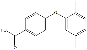 4-(2,5-dimethylphenoxy)benzoic acid 结构式