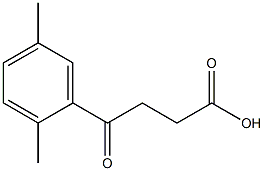 4-(2,5-dimethylphenyl)-4-oxobutanoic acid 结构式