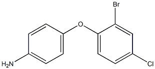 4-(2-bromo-4-chlorophenoxy)aniline 结构式