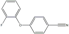 4-(2-fluorophenoxy)benzonitrile 结构式