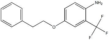 4-(2-phenylethoxy)-2-(trifluoromethyl)aniline 结构式