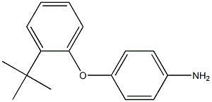 4-(2-tert-butylphenoxy)aniline 结构式
