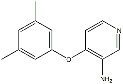 4-(3,5-dimethylphenoxy)pyridin-3-amine 结构式