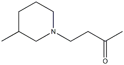 4-(3-methylpiperidin-1-yl)butan-2-one 结构式