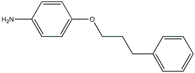 4-(3-phenylpropoxy)aniline 结构式