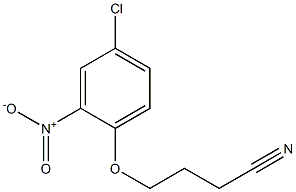 4-(4-chloro-2-nitrophenoxy)butanenitrile 结构式