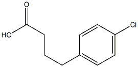 4-(4-chlorophenyl)butanoic acid 结构式