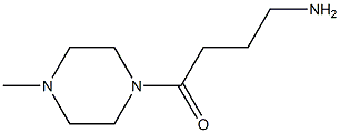 4-(4-methylpiperazin-1-yl)-4-oxobutan-1-amine 结构式