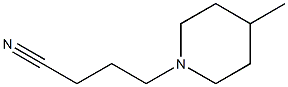 4-(4-methylpiperidin-1-yl)butanenitrile 结构式