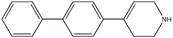 4-(4-phenylphenyl)-1,2,3,6-tetrahydropyridine 结构式