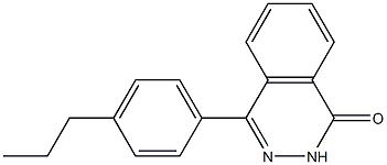 4-(4-propylphenyl)-1,2-dihydrophthalazin-1-one 结构式