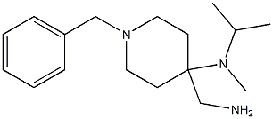 4-(aminomethyl)-1-benzyl-N-isopropyl-N-methylpiperidin-4-amine 结构式