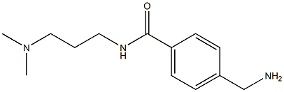 4-(aminomethyl)-N-[3-(dimethylamino)propyl]benzamide 结构式