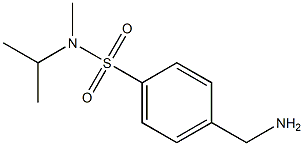 4-(aminomethyl)-N-isopropyl-N-methylbenzenesulfonamide 结构式