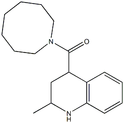 4-(azocan-1-ylcarbonyl)-2-methyl-1,2,3,4-tetrahydroquinoline 结构式