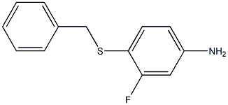 4-(benzylsulfanyl)-3-fluoroaniline 结构式