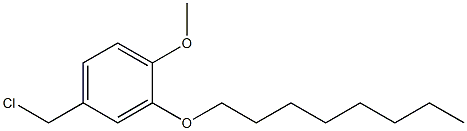 4-(chloromethyl)-1-methoxy-2-(octyloxy)benzene 结构式