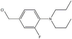 4-(chloromethyl)-2-fluoro-N,N-dipropylaniline 结构式