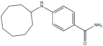 4-(cyclooctylamino)benzamide 结构式