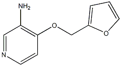 4-(furan-2-ylmethoxy)pyridin-3-amine 结构式