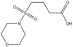 4-(morpholine-4-sulfonyl)butanoic acid 结构式