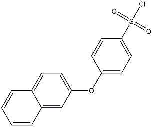4-(naphthalen-2-yloxy)benzene-1-sulfonyl chloride 结构式
