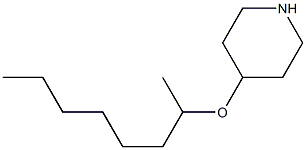 4-(octan-2-yloxy)piperidine 结构式