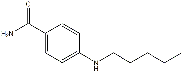 4-(pentylamino)benzamide 结构式