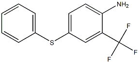 4-(phenylsulfanyl)-2-(trifluoromethyl)aniline 结构式