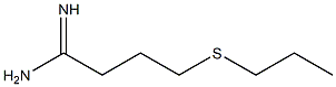 4-(propylsulfanyl)butanimidamide 结构式