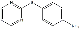 4-(pyrimidin-2-ylsulfanyl)aniline 结构式