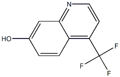 4-(trifluoromethyl)quinolin-7-ol 结构式