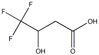 4,4,4-trifluoro-3-hydroxybutanoic acid 结构式