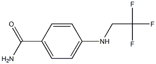 4-[(2,2,2-trifluoroethyl)amino]benzamide 结构式