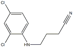 4-[(2,4-dichlorophenyl)amino]butanenitrile 结构式