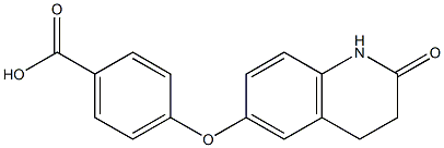 4-[(2-oxo-1,2,3,4-tetrahydroquinolin-6-yl)oxy]benzoic acid 结构式