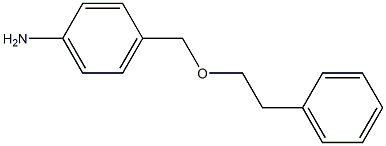 4-[(2-phenylethoxy)methyl]aniline 结构式