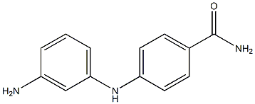 4-[(3-aminophenyl)amino]benzamide 结构式