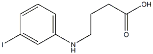 4-[(3-iodophenyl)amino]butanoic acid 结构式