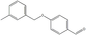 4-[(3-methylphenyl)methoxy]benzaldehyde 结构式