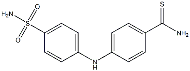 4-[(4-sulfamoylphenyl)amino]benzene-1-carbothioamide 结构式