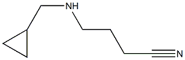 4-[(cyclopropylmethyl)amino]butanenitrile 结构式