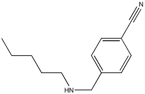 4-[(pentylamino)methyl]benzonitrile 结构式