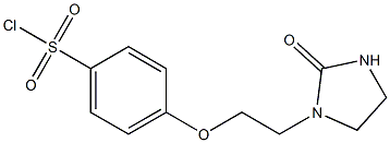 4-[2-(2-oxoimidazolidin-1-yl)ethoxy]benzene-1-sulfonyl chloride 结构式