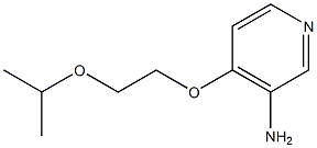 4-[2-(propan-2-yloxy)ethoxy]pyridin-3-amine 结构式