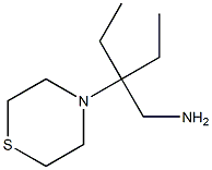 4-[3-(aminomethyl)pentan-3-yl]thiomorpholine 结构式