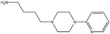 4-[4-(pyridin-2-yl)piperazin-1-yl]butan-1-amine 结构式