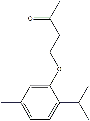 4-[5-methyl-2-(propan-2-yl)phenoxy]butan-2-one 结构式