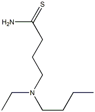 4-[butyl(ethyl)amino]butanethioamide 结构式