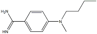 4-[butyl(methyl)amino]benzene-1-carboximidamide 结构式